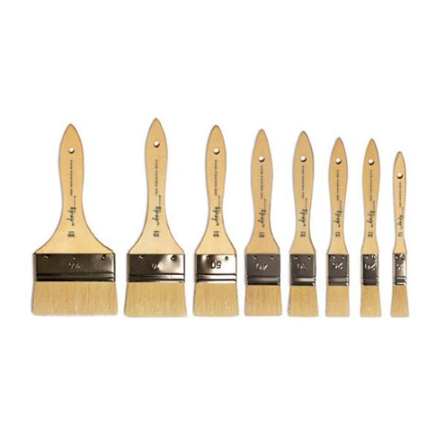 CWR PENNELLESSA IN SETOLA 30 mm MANICO CORTO NATURALE